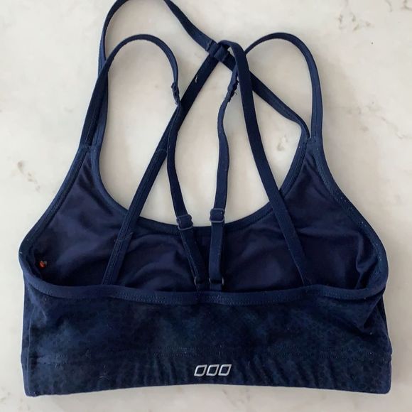 🌈 5/$25 Lorna Jane navy athletic sports bra - Picture 3 of 5